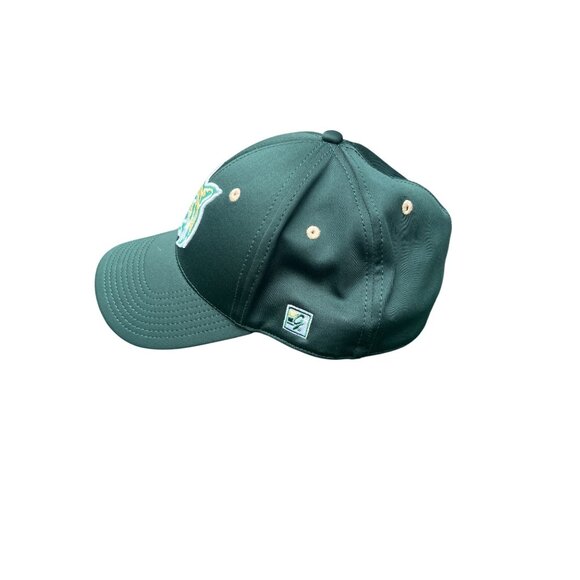 Green Embroidered Wildcat Logo Baseball Hat Size 8 By The Game Pro - Picture 2 of 5